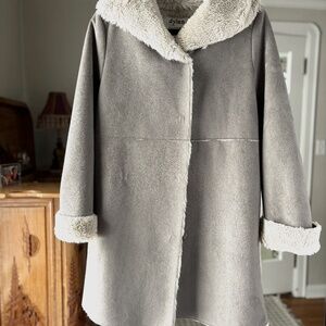 Dylan faux suede coat